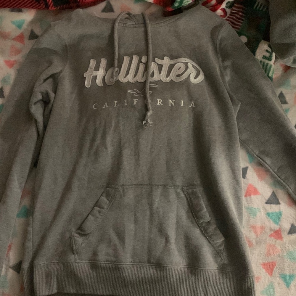 Small girls grey hoodie from Hollister